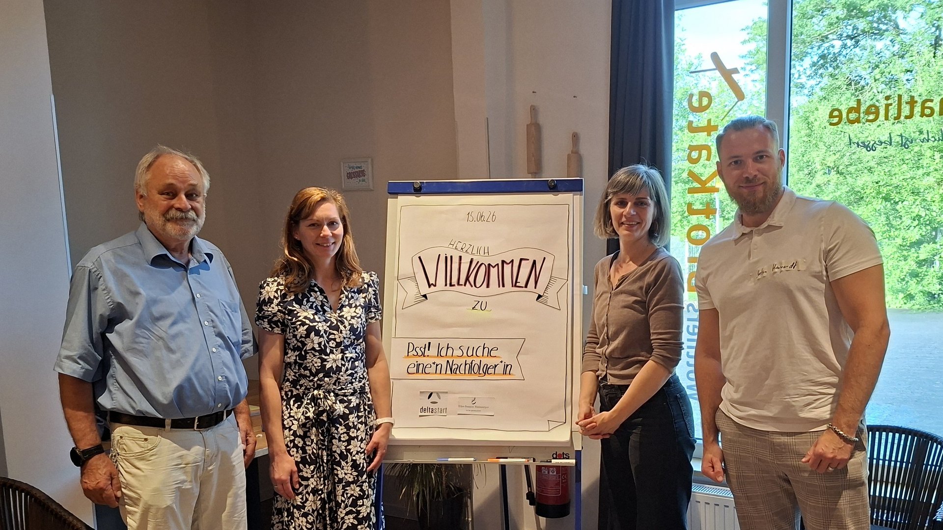 Auf dem Foto von links): Jochen Lauenstein, Eike-Susann Steinmeyer, Anke Schaffrek, Stefan Harwardt