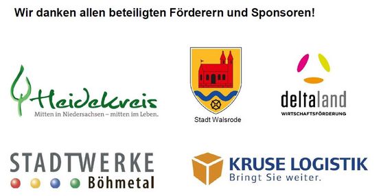 Die Logos der Unterstützer und Sponsoren der Wasserstoffstudie © Deltaland GmbH